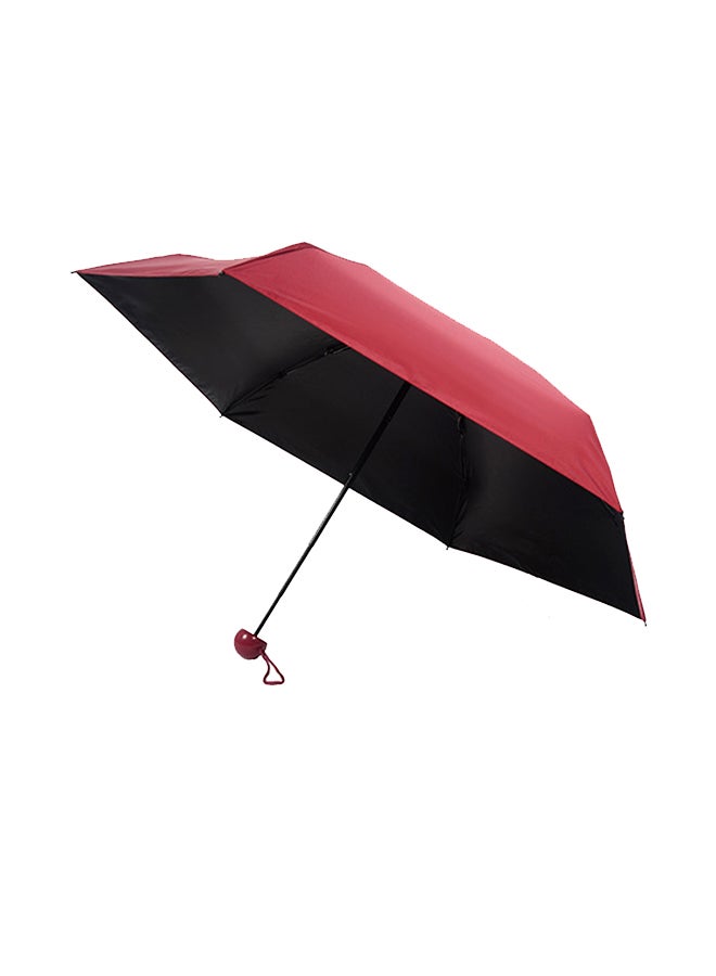 5-Folding Pocket Umbrella Red - Image 1