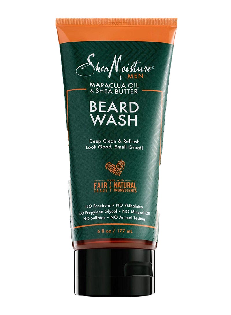 SheaMoisture Maracuja Oil And Shea Butter Beard Wash 