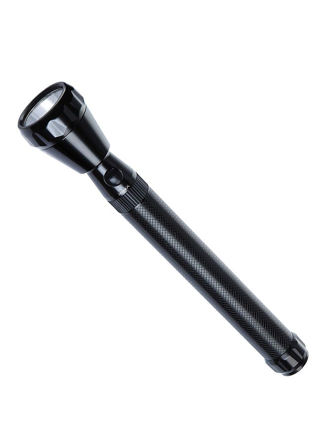 Impex Rechargeable LED Handheld Flashlight Torch Black 234x123.5x50mm  - Image 1
