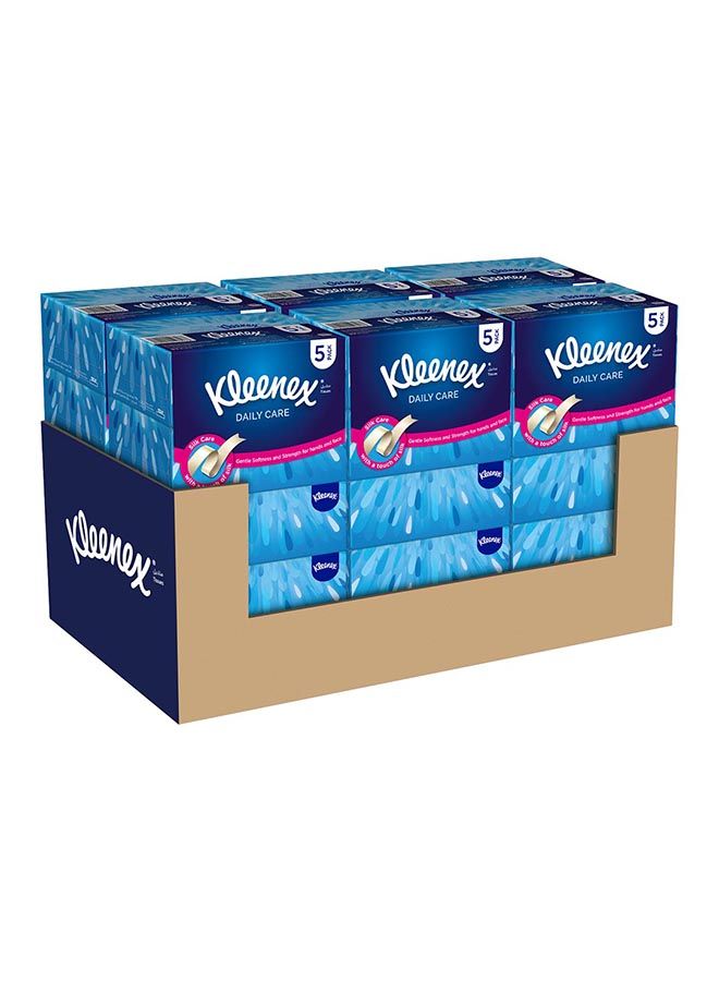 مناديل وجه للعناية اليومية، 170 منديل، عبوة من 30 قطعة أبيض - Image 1