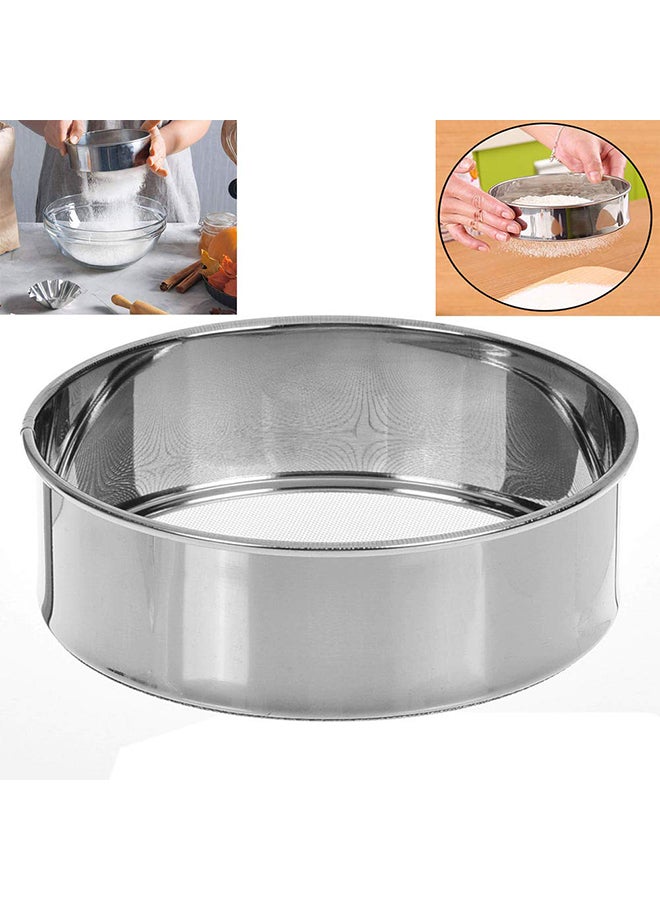 6-Piece Round Shaped Flour Strainer Silver - Image 4