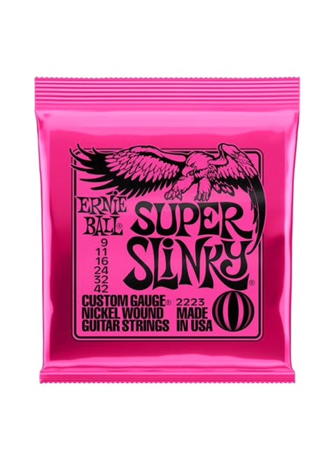 Super Slinky Nickel Wound Electric Guitar Strings 9-42