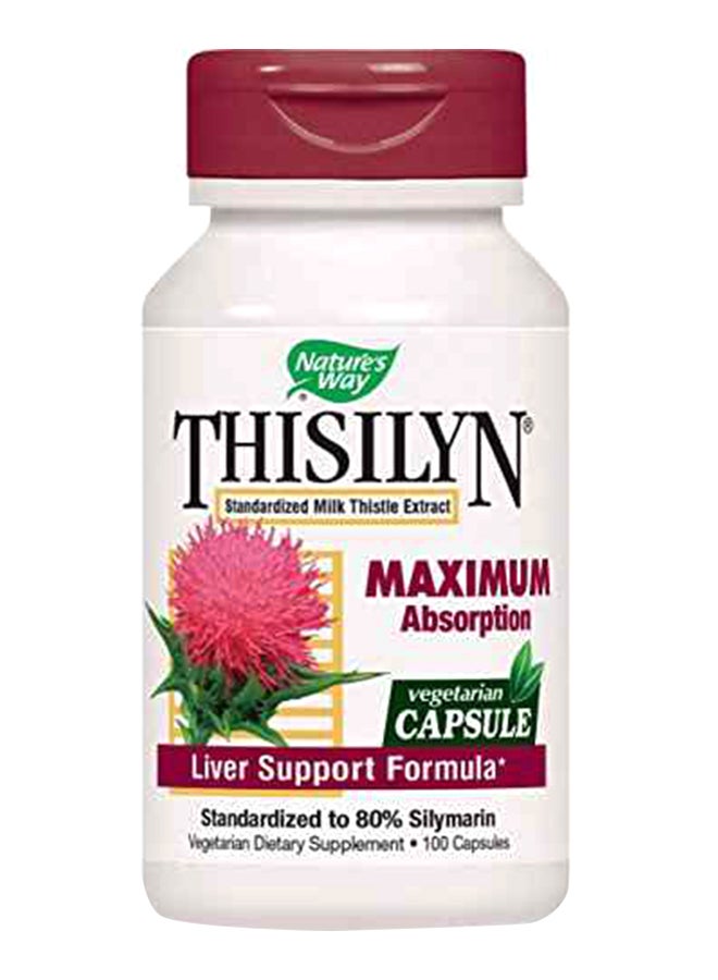 Nature's Way Pack Of 2 Thisilyn Milk Thistle Dietary Supplement - 2 x 100 Capsules
