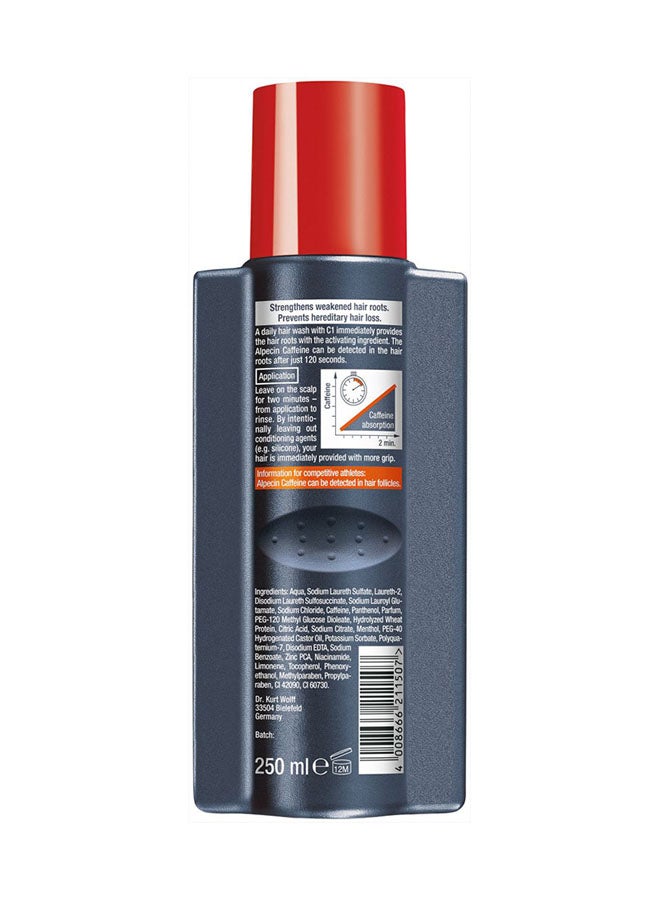 Alpecin C1 Caffeine Shampoo 250ml  - Image 2