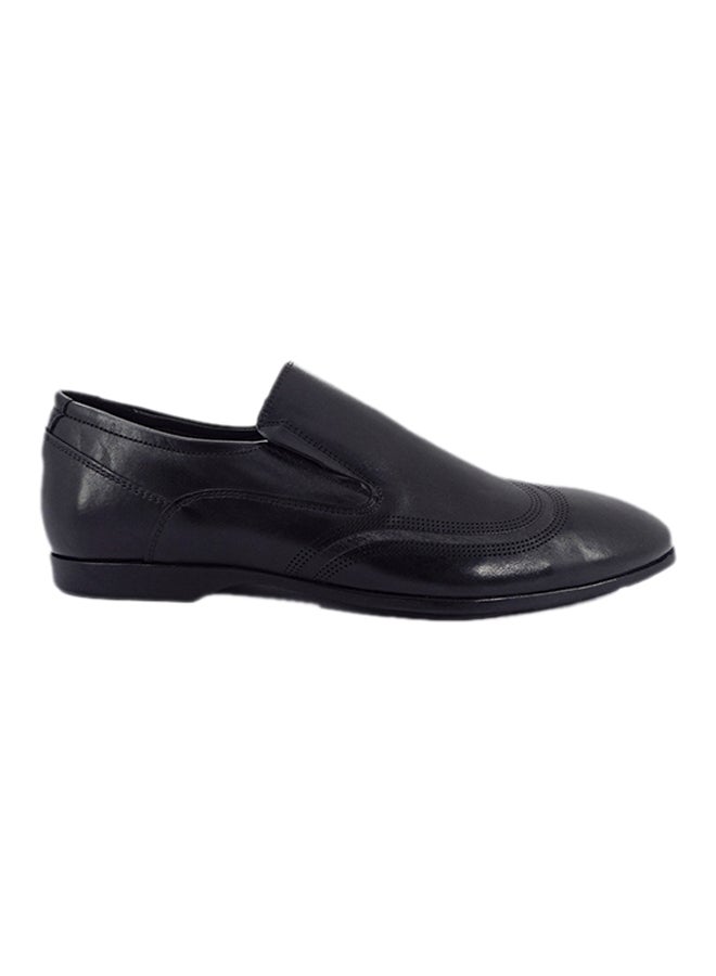 Levent - Leather Slip On Shoes Black - Image 1