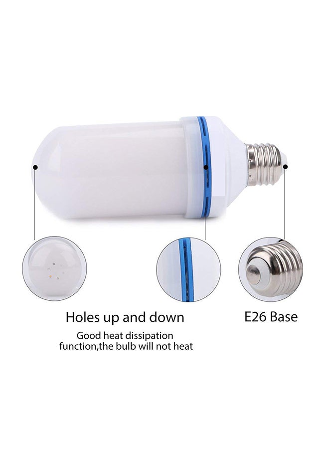 Flame Effect Fire Light Bulb Red 15x6x6cm  - Image 3