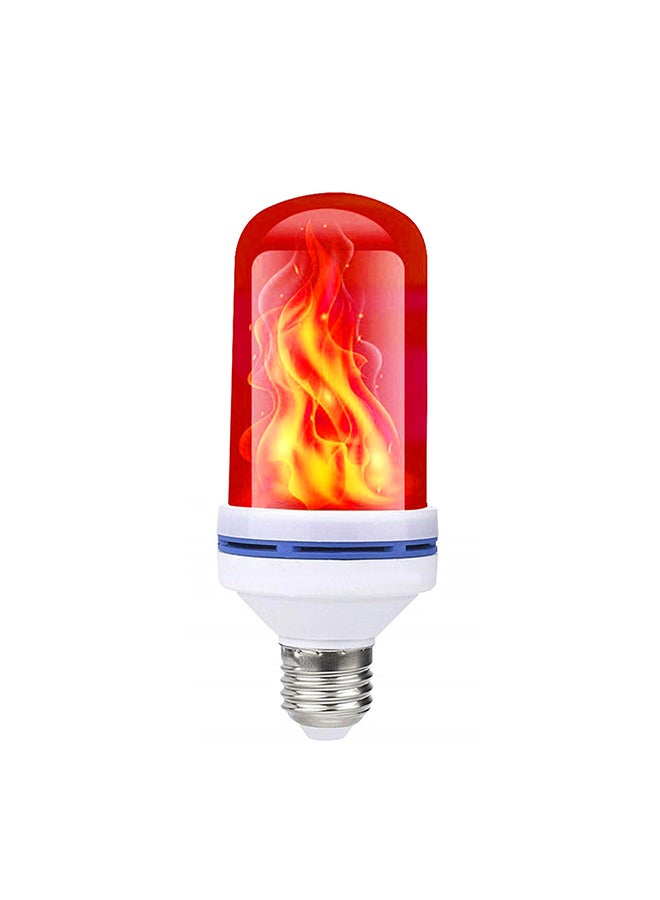 Flame Effect Fire Light Bulb Red 15x6x6cm  - Image 2