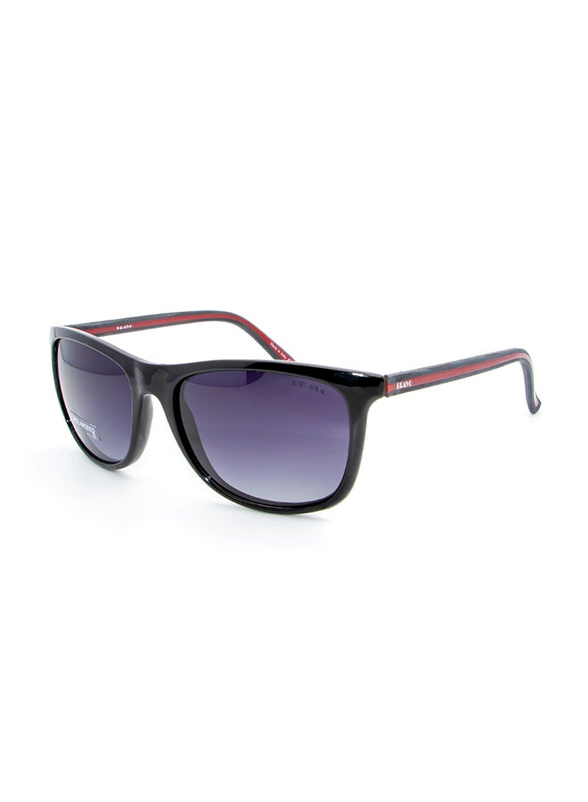 Bravo - Men's Polarized Rectangular Sunglasses - Lens Size: 55 mm - Image 1