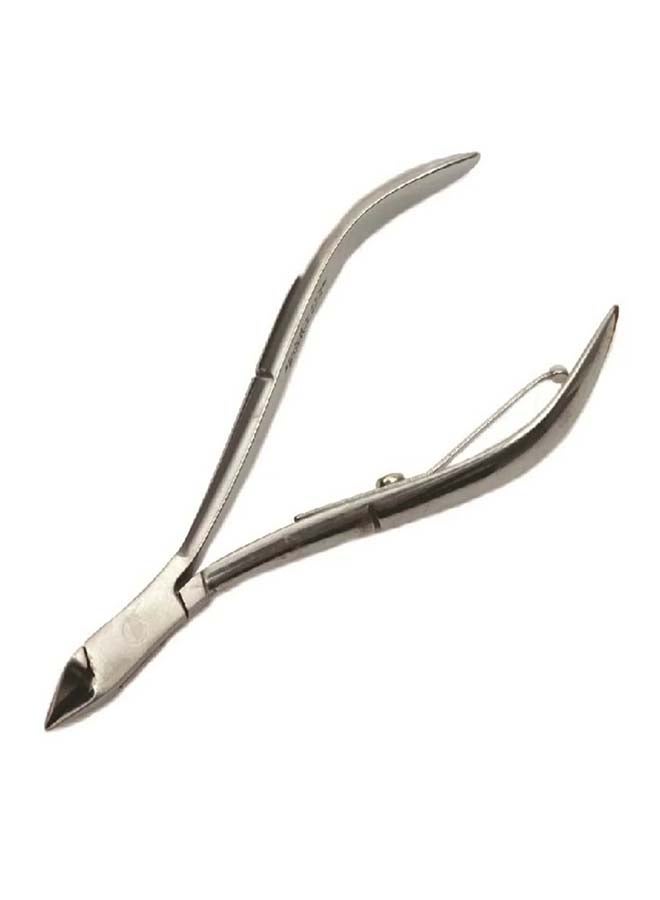 قاطع جلد الأظافر الزائد فضي