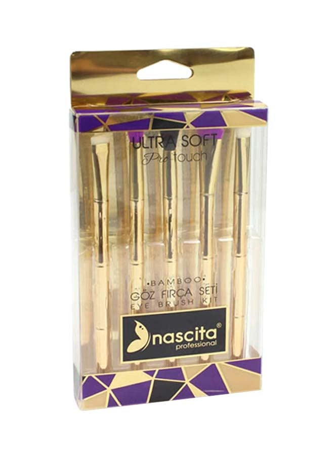 Nascita 5-Piece Ultra Soft Eye Brush Set Multicolour - Image 2