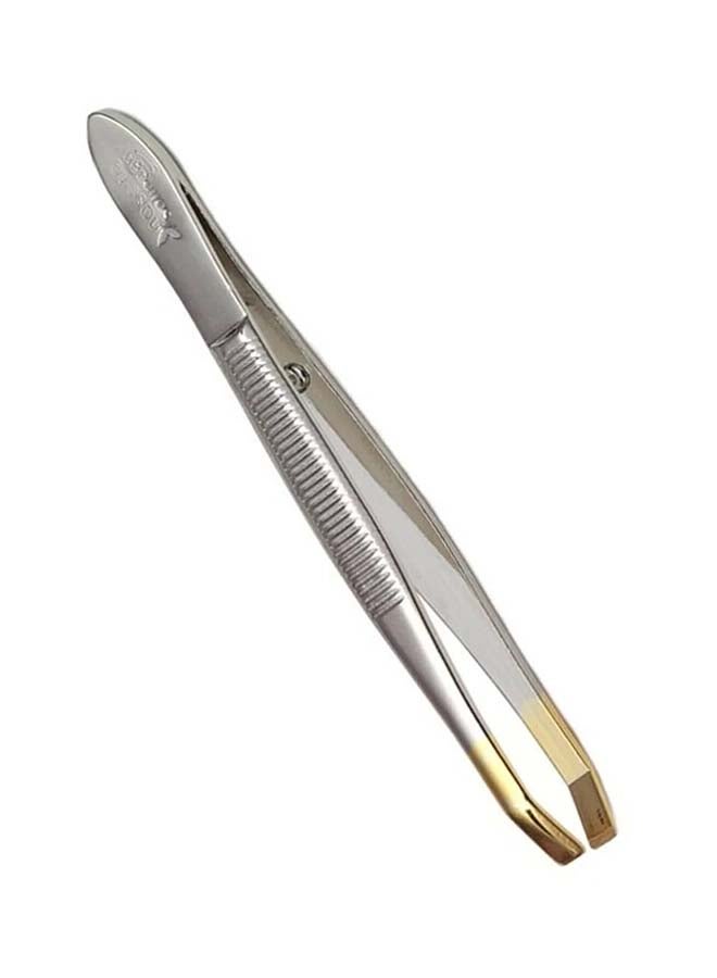 ناسيتا ملاقط برأس مستقيم فضي