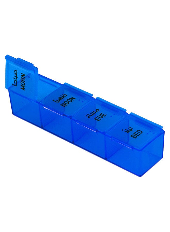 سبا كير علبة حبوب مكونة من 4 فتحات ليوم واحد