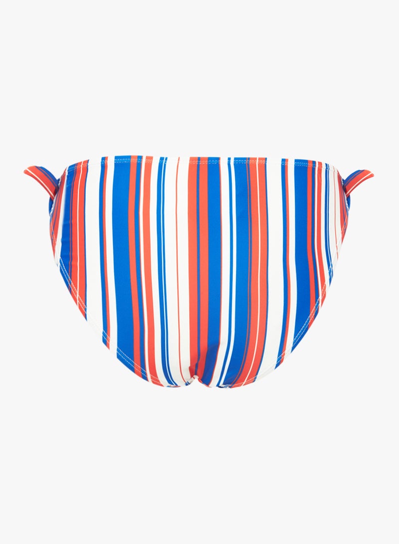 VERO MODA - Striped Bikini Bottoms Multicolour - Image 1