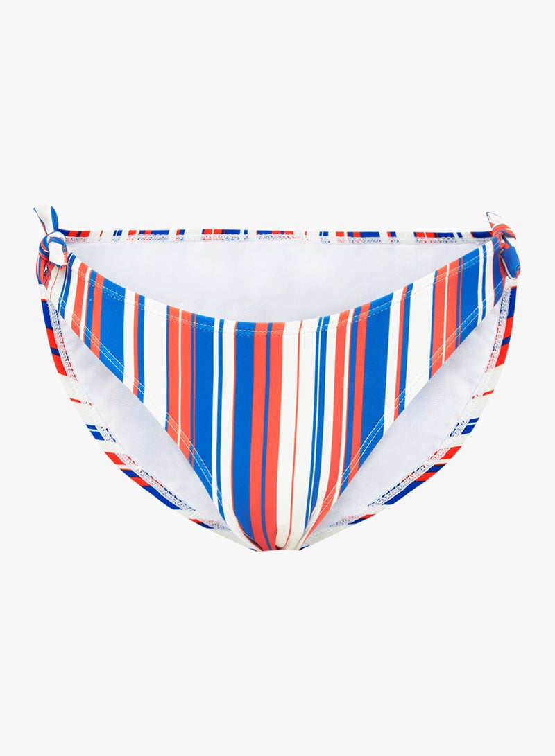 VERO MODA - Striped Bikini Bottoms Multicolour - Image 1