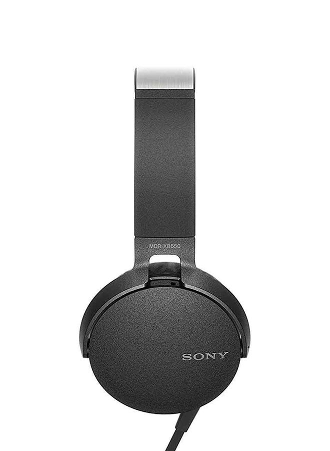Sony - MDR-XB550AP Extra Bass On-Ear Wired Headphones Black - Image 1