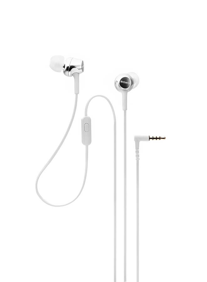 Sony MDR-EX155AP in-ear wired headphones with Mic White - Image 3