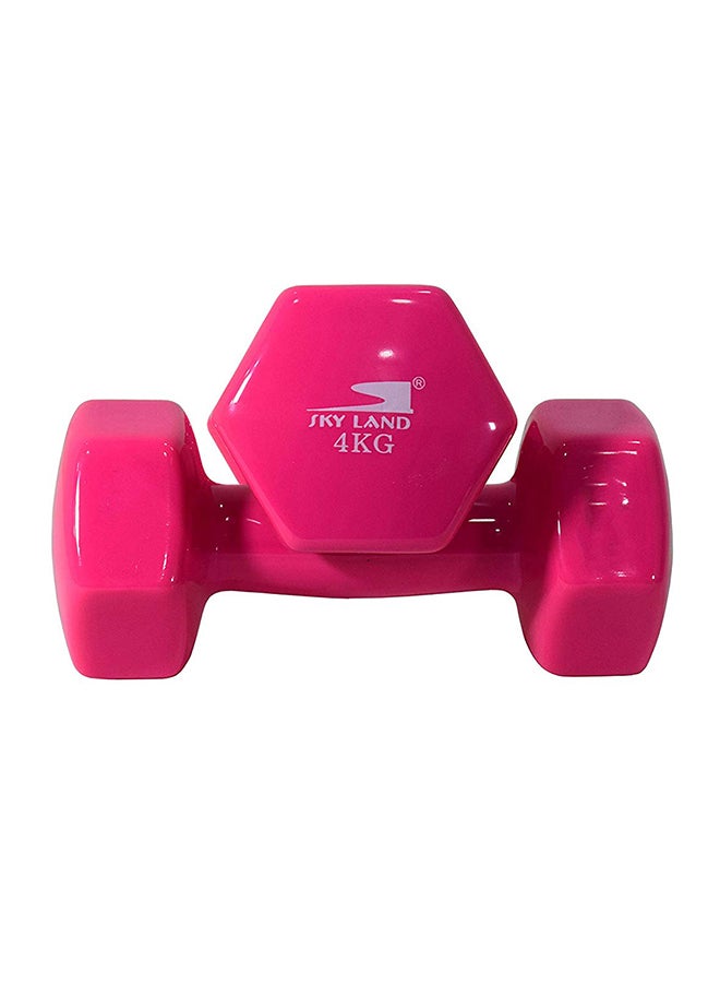 2-Piece Adult Deluxe Vinyl Dumbbells Set 4kg - v1583151049/N34409449A_5