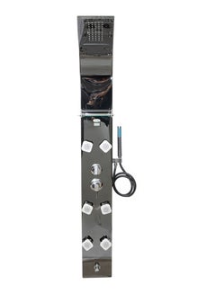 Head And Body Shower Unit Silver 170X20cm