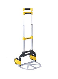 Folding Hand Truck Yellow/Black/White 40x40x100centimeter