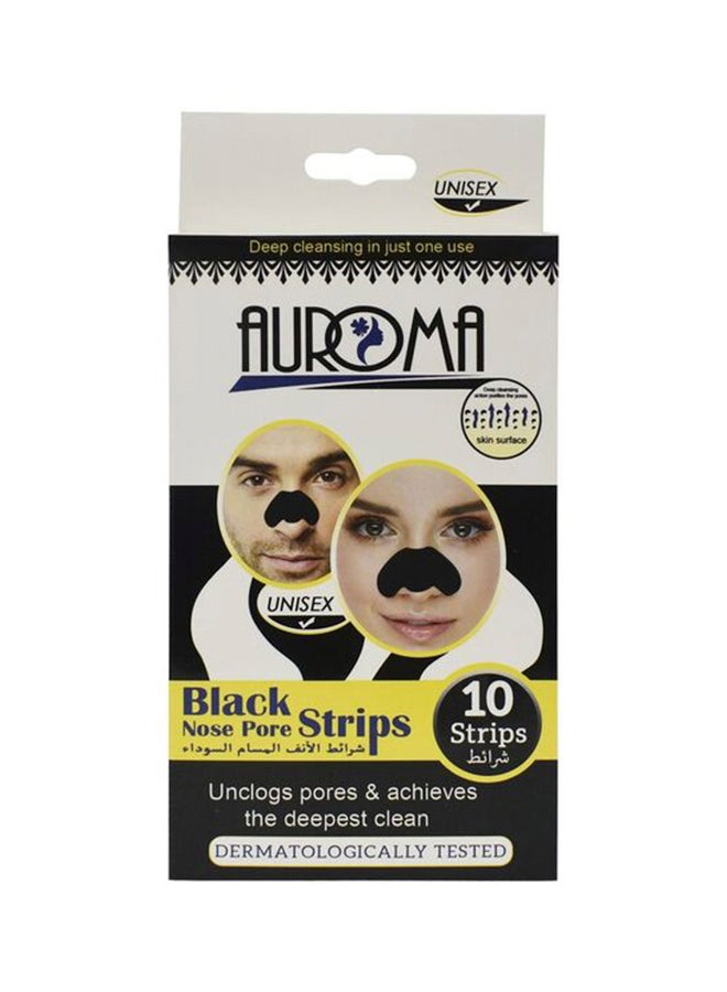 Generic 10-Piece Nose Pore Strip Black 