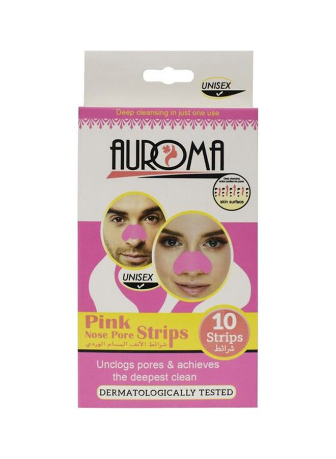 10-Piece Nose Pore Strip Pink