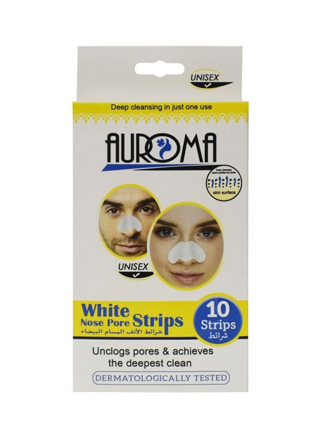 Generic 10-Piece Nose Pore Strip White 