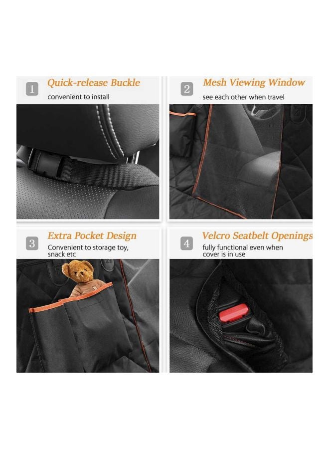 Beauenty Dog Back Car Seat Cover Black - Image 4