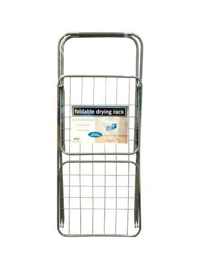 Kole Imports Foldable Clothes Drying Rack Silver 33.4x19.6x36.2inch