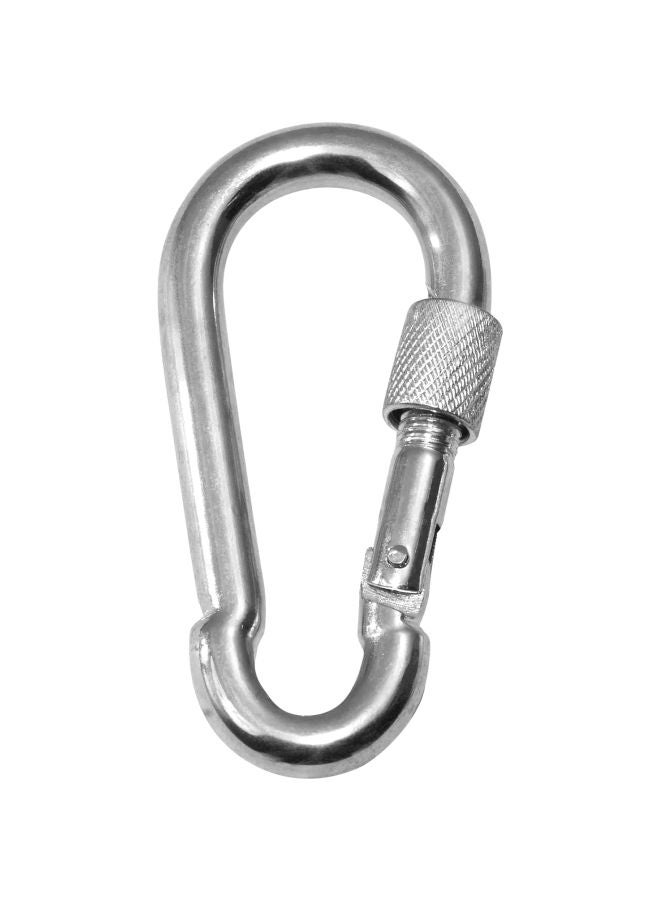 Snap Hook With Screw Lock Silver