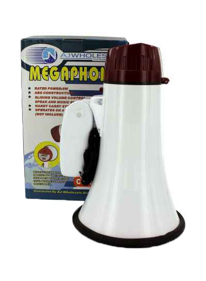 Kole Imports Compact Megaphone With Siren 9inch
