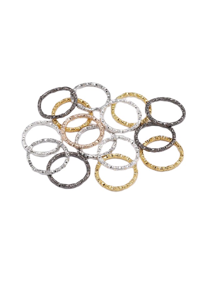 Beauenty 15-Piece Round Jump Ring Set