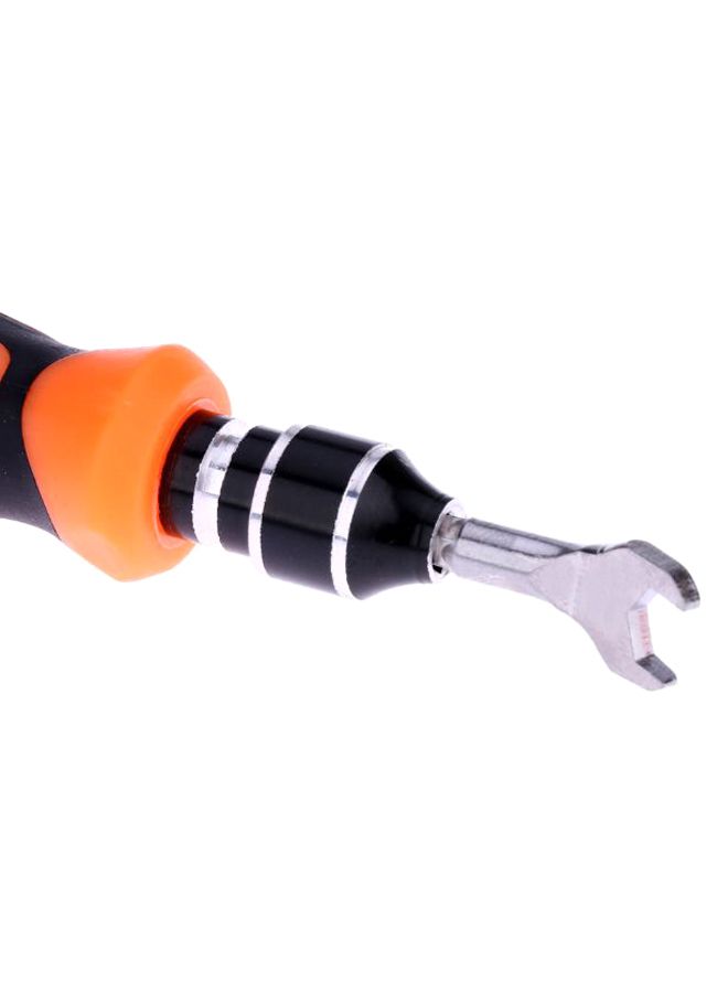 JAKEMY 52-Piece Multi-functional Screwdriver Set Black & Orange 19.5 x 3.2cm - Image 4