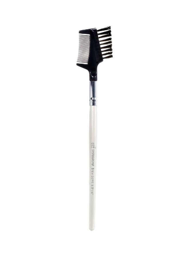 elf 3-Piece Essential Brow Comb And Brush White/Silver/Black
