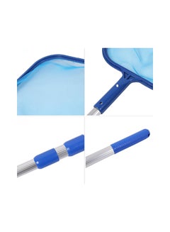 Generic Telescopic Swimming Pool Leaf Rake Cleaning Skimmer Net Blue 48x3x29.5centimeter  - Image 2