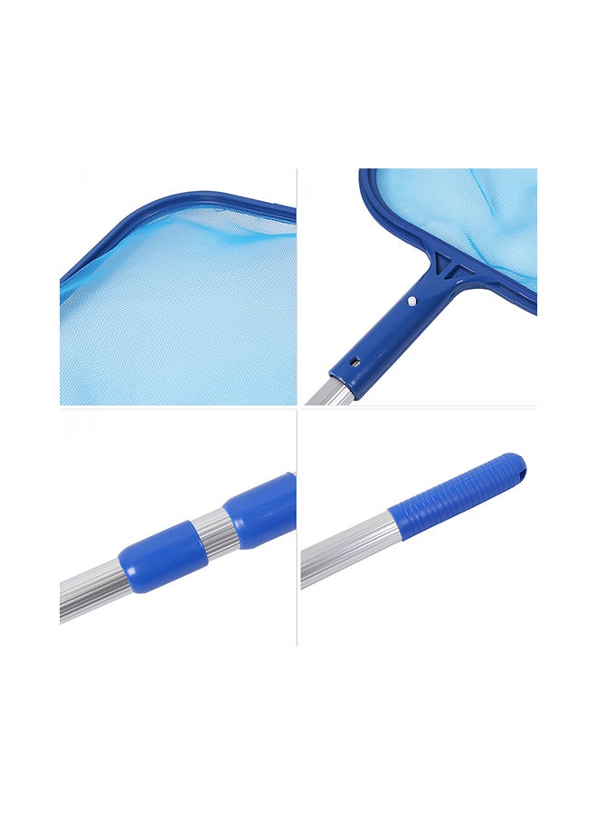 Generic - Telescopic Swimming Pool Leaf Rake Cleaning Skimmer Net Blue 48x3x29.5centimeter - Image 1