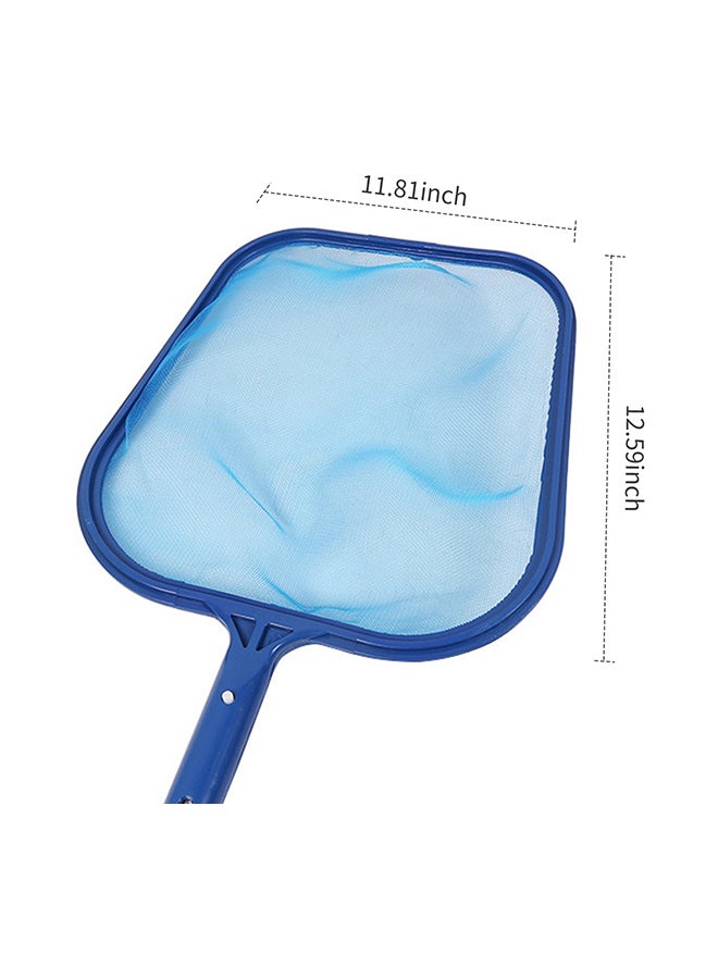 Generic - Telescopic Swimming Pool Leaf Rake Cleaning Skimmer Net Blue 48x3x29.5centimeter - Image 1