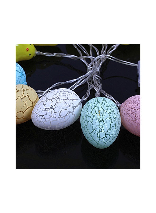 Generic - 10 LEDs Egg Shape String Fairy Lights Multicolour 5.41feet - Image 1