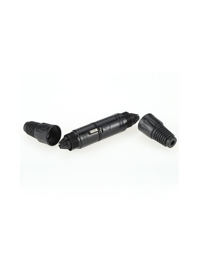 Generic 3-Pin XLR Light Signal Connection Adapter Black 7x2x4centimeter  - Image 2