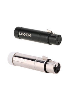 ماركة غير محددة جهاز استقبال XLR لاسلكي بإضاءة LED فضي 14.5x4.5x10.5سم  - Image 2