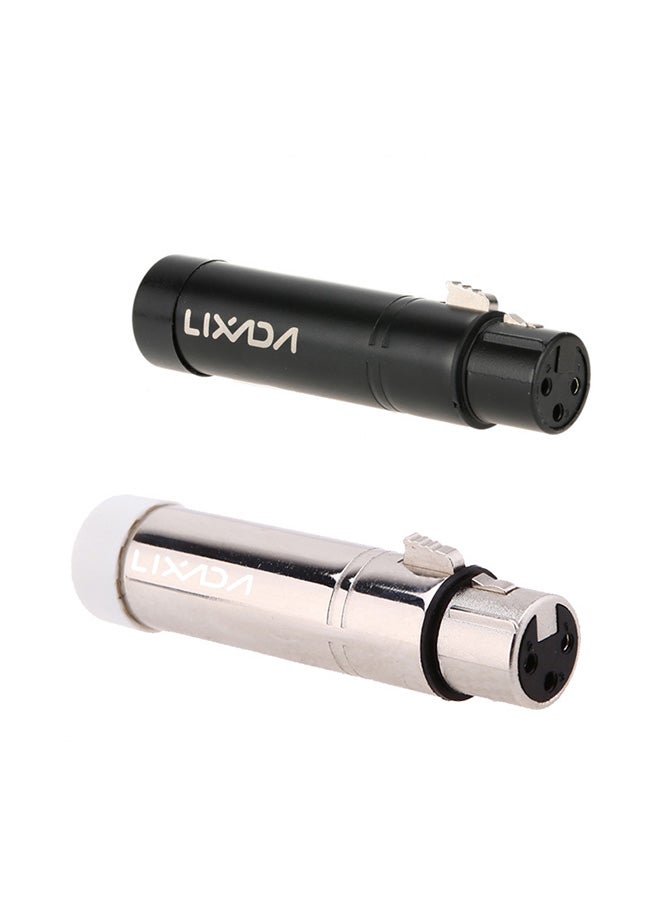ماركة غير محددة جهاز استقبال XLR لاسلكي بإضاءة LED فضي 14.5x4.5x10.5سم  - Image 2