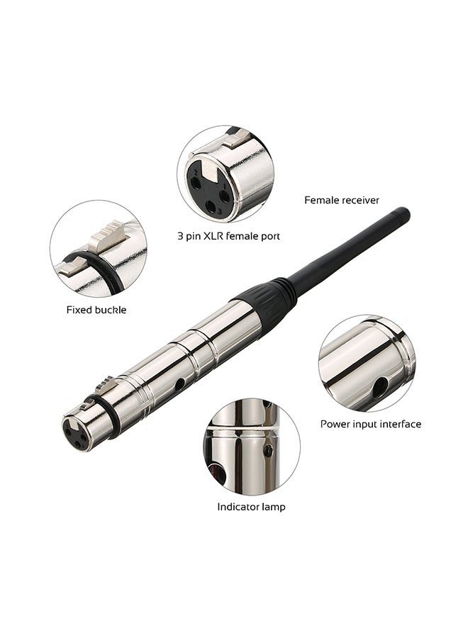 Generic 5-Piece Wireless Light Transmitter Receiver Set Silver/Black 2.5x21x2.1cm  - Image 2