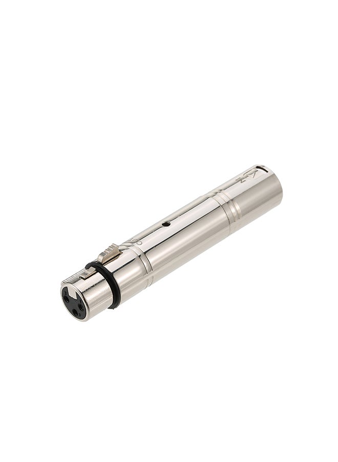ماركة غير محددة مكرر بصري XLR يتحكم بالضوء من 3 دبابيس فضي 1.9x10x1.1سم  - Image 3