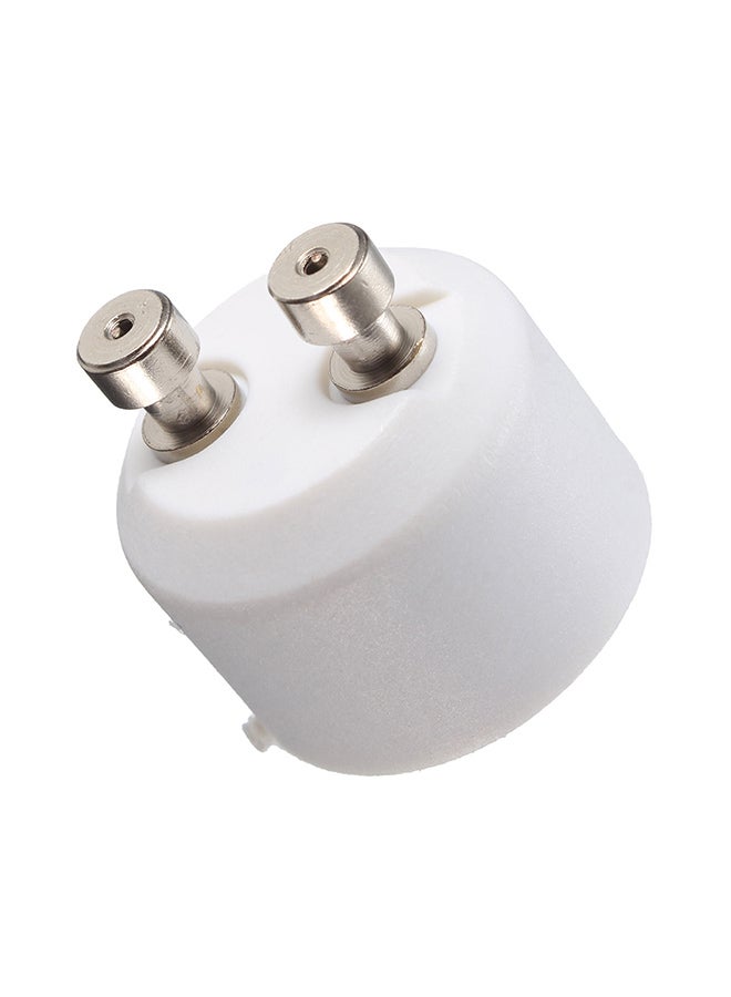 Generic - GU10 For MR16 Socket Base Lamp Light Adapter White 2.20x2.20x2.20centimeter - Image 1