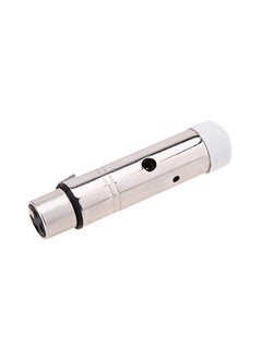 ماركة غير محددة جهاز استقبال XLR لاسلكي بإضاءة LED فضي 14.5x4.5x10.5سم  - Image 1