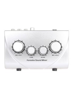 Generic Karaoke Sound Mixer I1787-A Silver  - Image 3