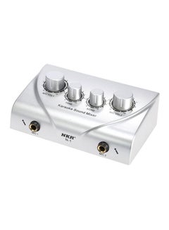 Generic Karaoke Sound Mixer I1787-A Silver  - Image 4