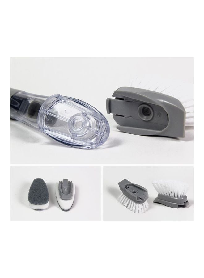 فرشاة أوتوماتيكية لغسيل الوعاء . شفاف/رمادي - Image 3