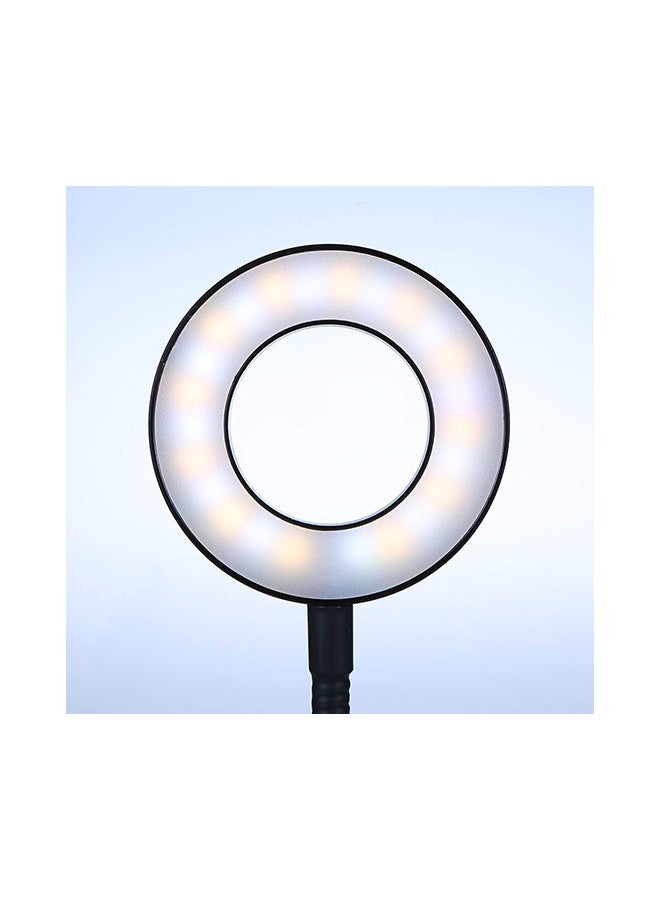 Controllable Selfie Ring Light With Clamp Black - Image 3