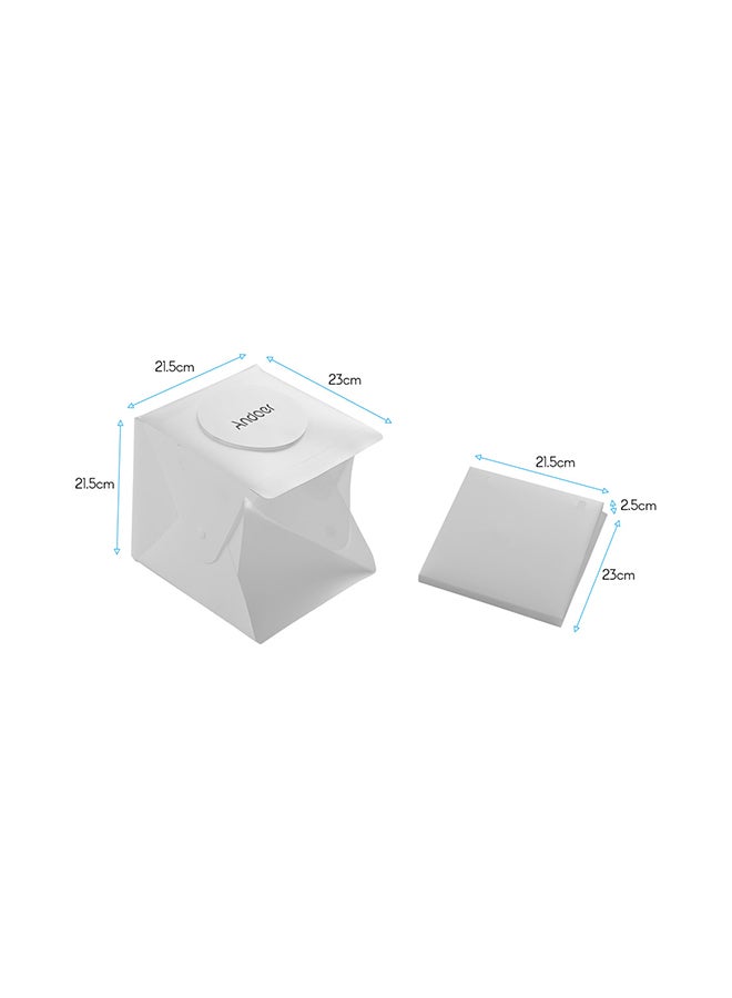 ANDOER - 7-Piece Mini Folding Photography Studio Softbox With Backdrops Set Multicolour - Image 1