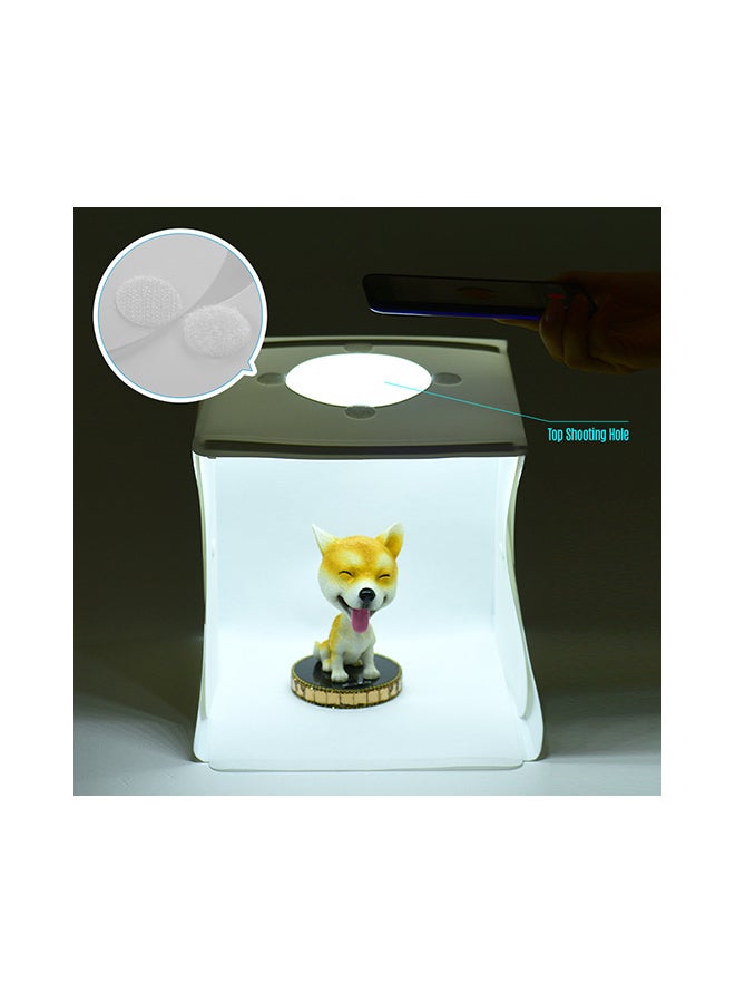 ANDOER 7-Piece Mini Folding Photography Studio Softbox With Backdrops Set Multicolour  - Image 5